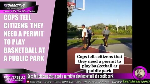 Cops tell bIack teens they need a permit to play basketball at a public park