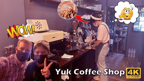 Must See Cafe - Yuk Coffee Shop Chiang Mai Thailand - Taking Latte Art to A NEW Level