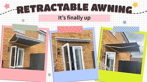 Unveiling Our Retractable Awning: Short Sunday Vlog!