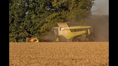 Class Lexion 7700 and chaser bin