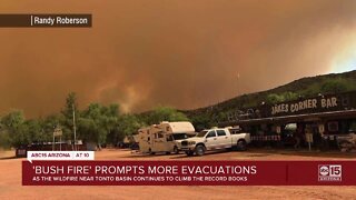 'Bush Fire' prompts more evacuations