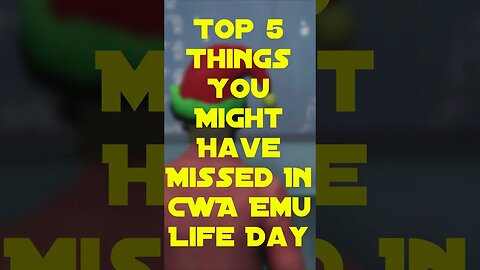 Top 5 Things You Might Have Missed In CWA Emu Life Day