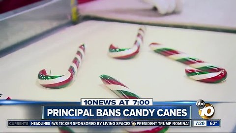 Candy canes shaped like "J" for Jesus?