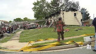 Fire severely damages home in Baltimore County