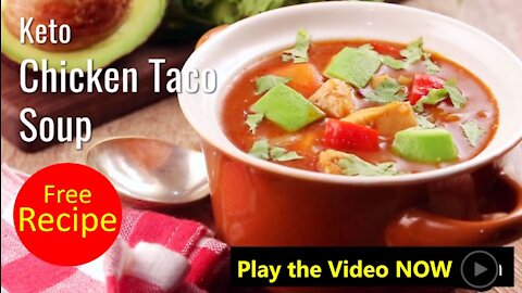 Free Recipe Keto Chicken Taco Soup