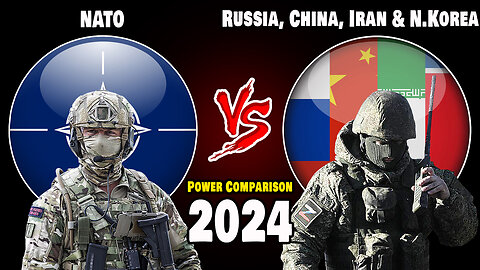 NATO vs Russia, China, Iran & North Korea Military Power Comparison 2024