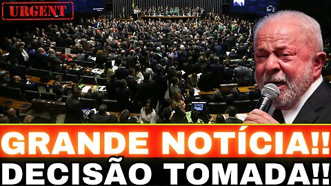 REVIRAVOLTA!! SENADO TOMA DECISÃO!! LULA DESESPERADO!! GRANDE NOTÍCIA...