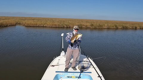 Awesome Solo Fly Fishing Trip for Redfish!