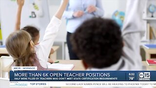 Coronavirus worsens ongoing teacher shortage in Arizona