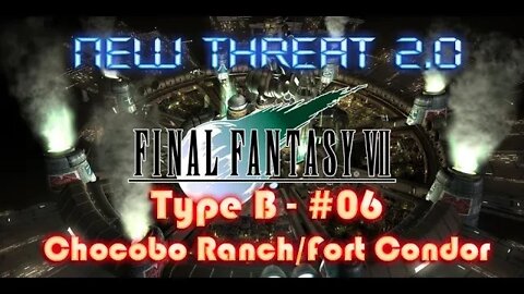 Final Fantasy VII New Threat 2 0 Type B #06 Chocobos, Turks and a Condor Atop a Fort