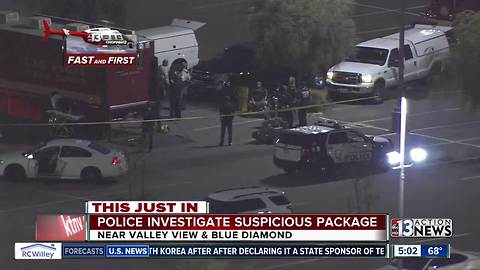 Police investigating suspicious package