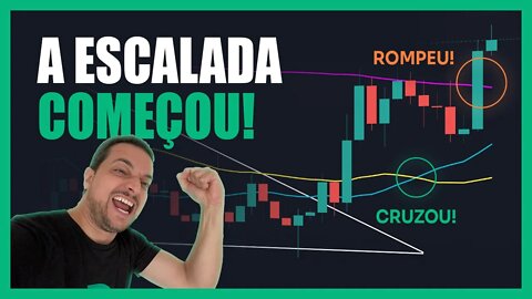 BITCOIN ROMPE MA100 E INICIA SUBIDA! 🚀