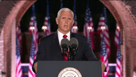 VP Mike Pence mentions Kenosha unrest during RNC speech