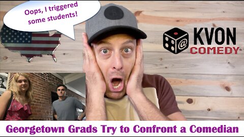 College Grads Triggered After Fun Comedy Show (comedian K-von roasts 'em)