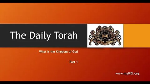 What is the Kingdom of God - Part 1