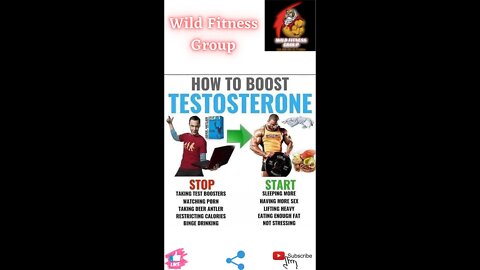 🔥How to boost your testosterone🔥#fitness🔥#wildfitnessgroup🔥#shorts🔥