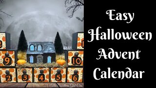 DIY Halloween Advent Calendar | 13 Days Halloween | DIY Halloween Decor | Halloween DIY