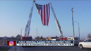 Public memorial planned for fallen Porterville firefighters planned for today