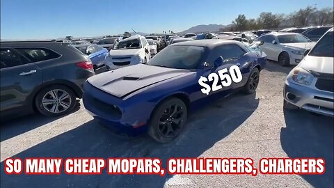 So Many Cheap Mopars, Cars, Trucks, At Auction. Copart Walk Around