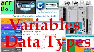 Productivity Open P1AM Arduino Variables Data Types