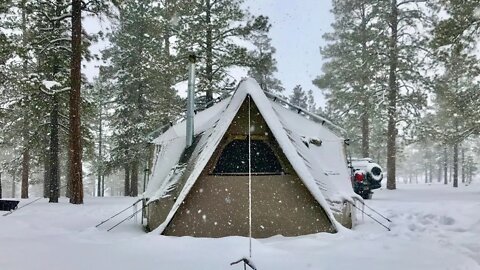 Friday Afternoon Snowstorm From Camp - 4pm MST LIVESTREAM