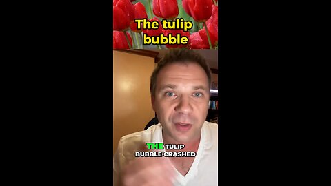 Tulip bubble crashed when the dutch ran out of fools.