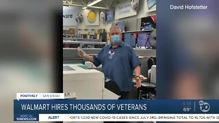 Walmart hiring thousands of veterans