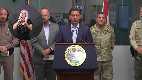 TRACKING IDALIA | Governor DeSantis provides latest on state preps for Hurricane Idalia