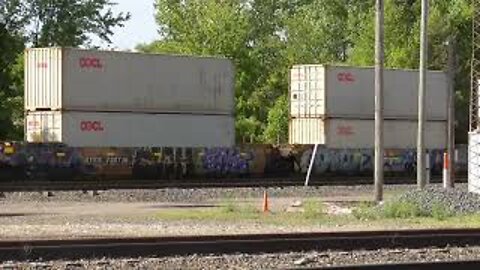 Norfolk Southern 25M Intermodal Train from Berea, Ohio May 28, 2022