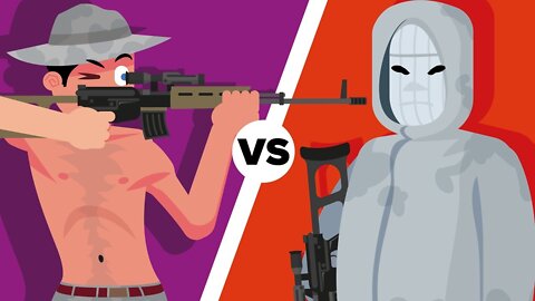 WHITE DEATH vs WHITE FEATHER - WHO WOULD WIN SNIPER SHOWDOWN