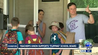 Teacher's union supports "flipping" school board