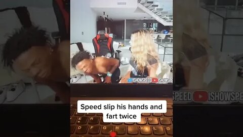 Speed slips Hand on Baddie and Farts twice #ishowspeed #shorts #tiktokviral #tiktok #baddie #tiktok