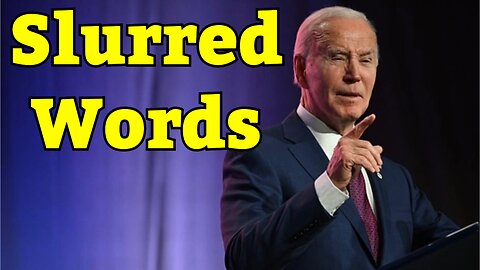 Joe Biden Gives a Terrible Speech