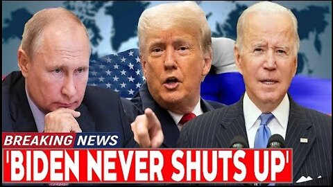 Biden FOOLS around with STUPID 'w.ar trial' proposal against Putin...Trump rejects INSTANTLY