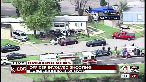 Officer-involved shooting at 18th and Blue Ridge Boulevard