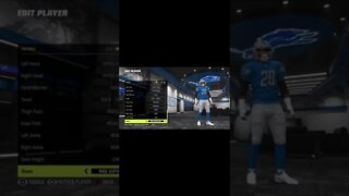 How To Create Barry Sanders Franchise Roster Madden 23 #shorts