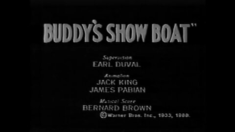 1933, 12-9, Looney Tunes, Buddy’s show boat