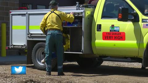 Northeast Wisconsin in high fire danger