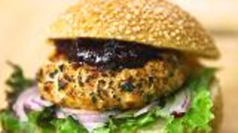 Alaska Sockeye Salmon Burgers And Rhubarb Chutney