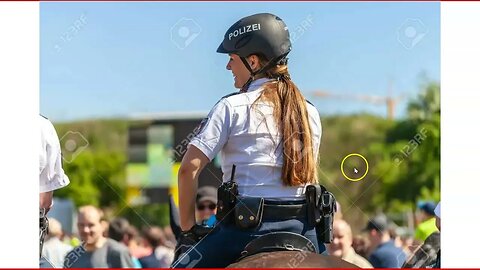 Horse Rider Too Scared To Get Off Horse & Stop Attacking Dog