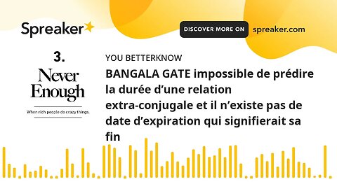 BANGALA GATE impossible de prédire la durée d’une relation extra-conjugale et il n’existe pas de dat