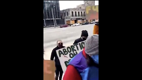 Abortion activists disrupt church services at St. Joseph's Cathedral