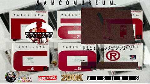 Fazares Unboxing Special 200k Vis. - NAMCO MUSEUM ENCORE LIMITED EDITION + VOLUMI DA 1 A 5 PS1 JAP