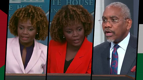 Karine Jean-Pierre & Rep. Gregory Meeks appear to purposely avoid saying ‘Palestine’