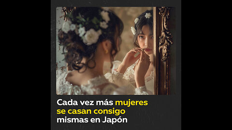 Bodas en solitario ganan popularidad en Japón