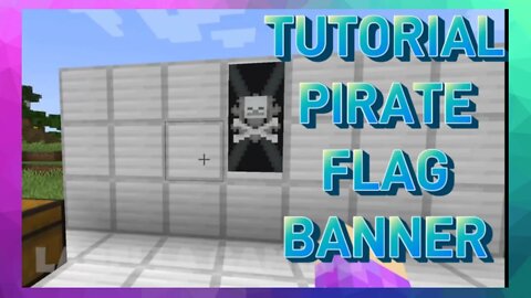 Minecraft: Pirate Flag Banner Tutorial