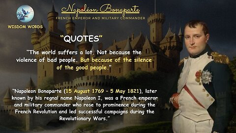 NAPOLEON BONAPARTE QUOTES: The Heart of Leadership #napoleonquotes #wisdomunleashed #lifestrategy