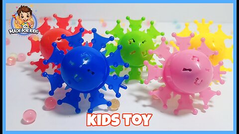 Colourful toy video made for kids