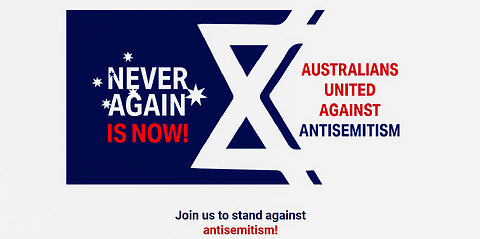 NEVER AGAIN IS NOW Young Aussie Christian raises banner Christian must stand save our values