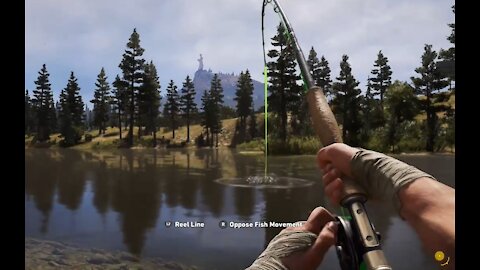 Far Cry 5 Fishing and Stealth Gameplay PS4 Slim (Playstation 4)